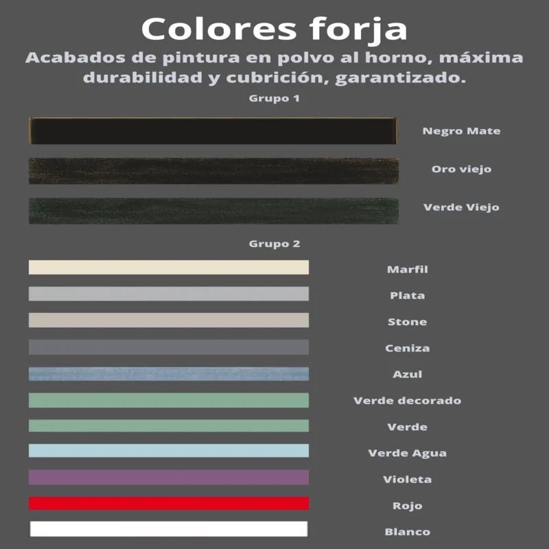 colores forja