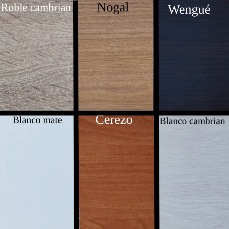 Colores madera canapés